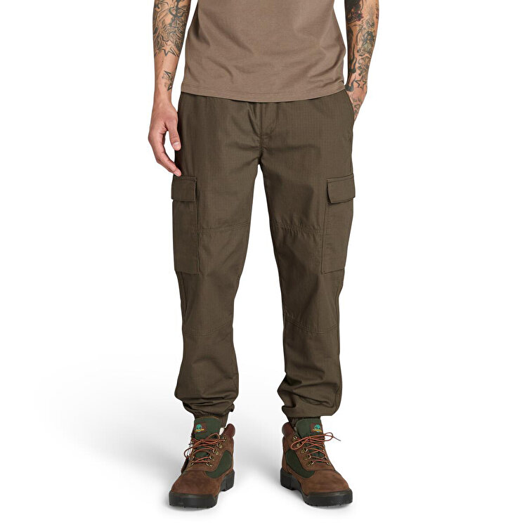 Timberland Brookline Ripstop Utility Cargo Erkek Haki Pantolon