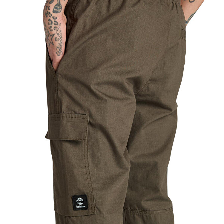 Timberland Brookline Ripstop Utility Cargo Erkek Haki Pantolon