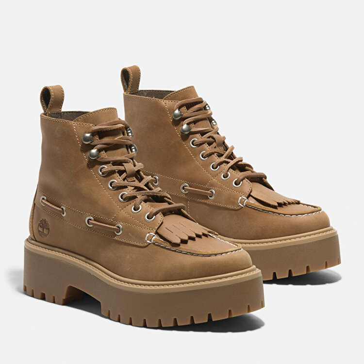 Timberland Stone Street Mid Lace Up Kadın Kahverengi Bot