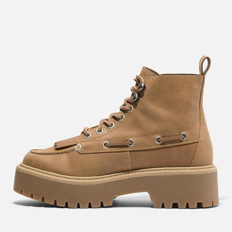 Timberland Stone Street Mid Lace Up Kadın Kahverengi Bot