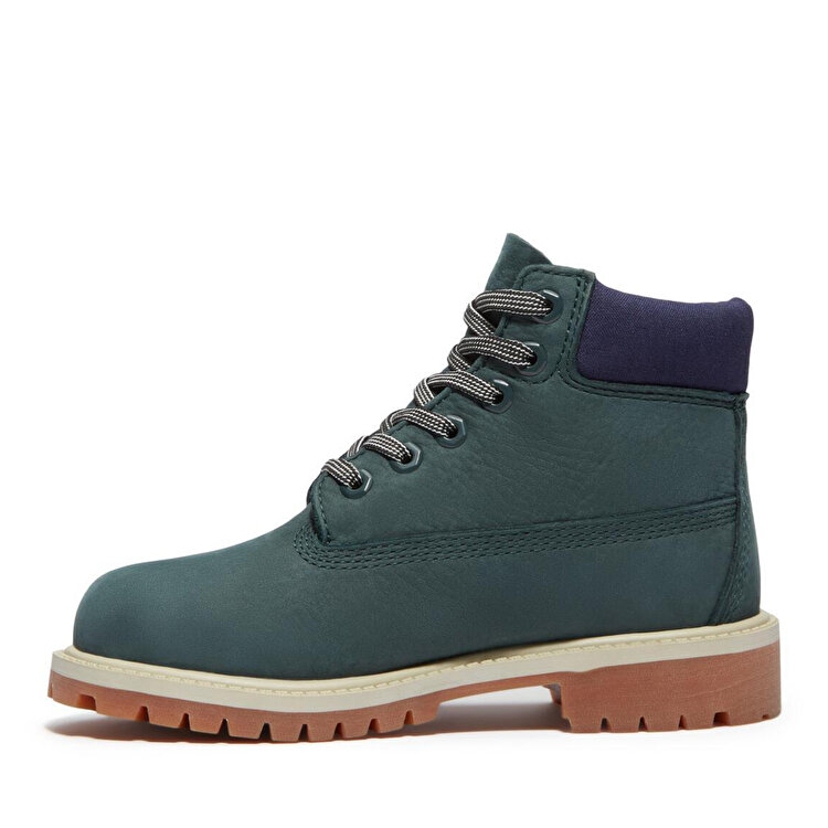 Timberland Premium 6 Inch Lace Up Waterproof Çocuk Yeşil Bot