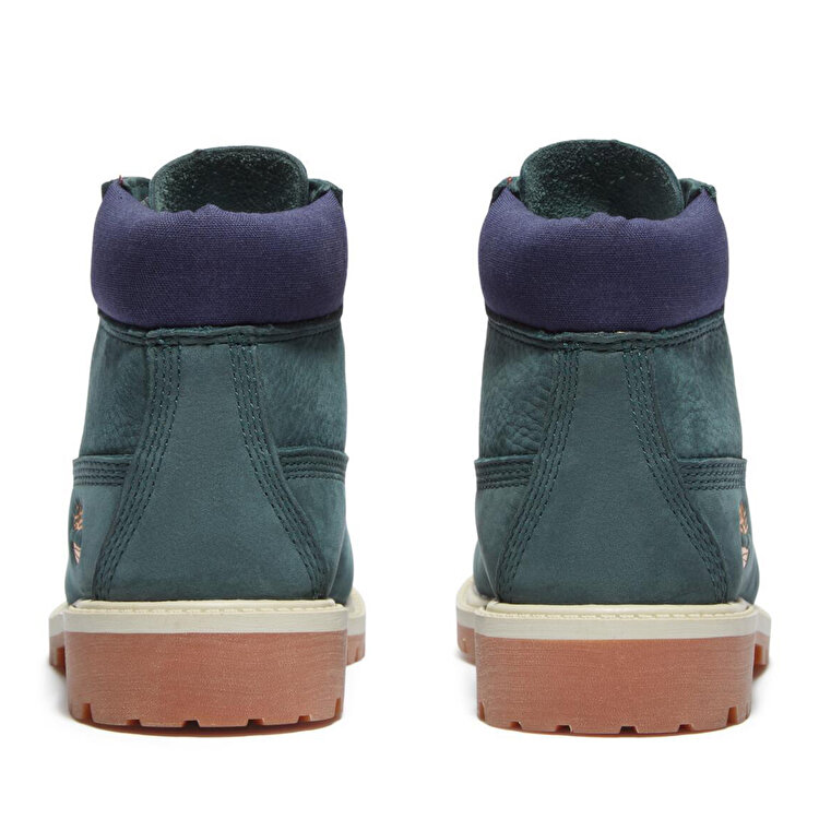 Timberland Premium 6 Inch Lace Up Waterproof Çocuk Yeşil Bot