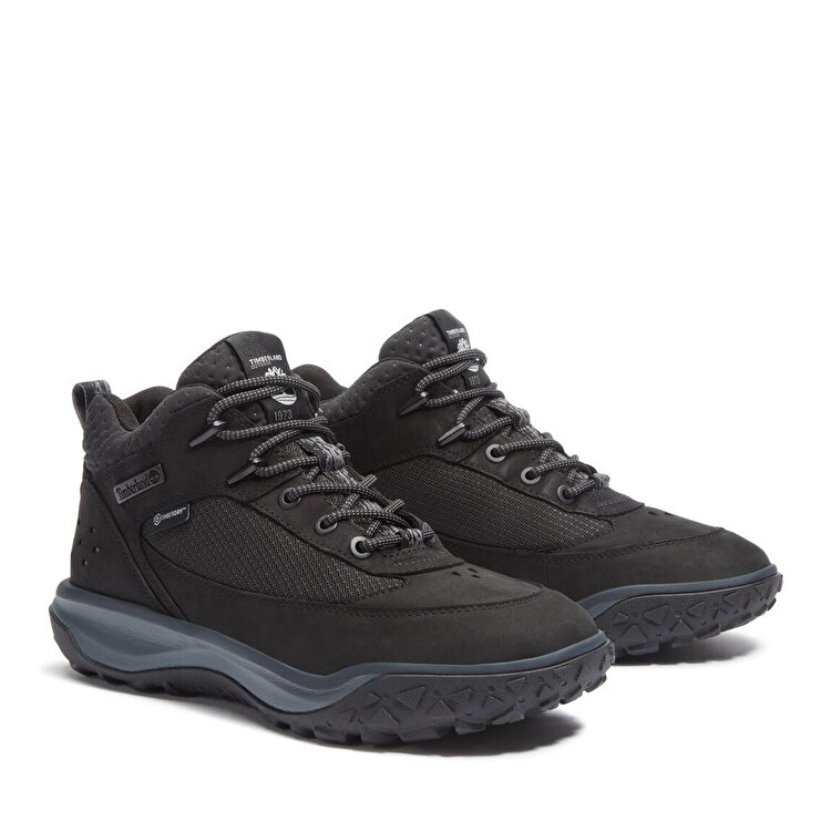 Timberland Timbercush Motion 7 Mid Lace Up Waterproof Erkek Siyah Bot