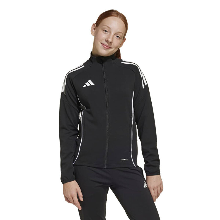 adidas Tiro25C Çocuk Siyah Dik Yaka Ceket