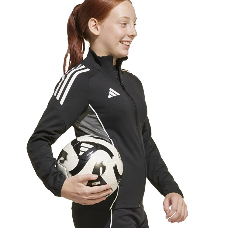 adidas Tiro25C Çocuk Siyah Dik Yaka Ceket