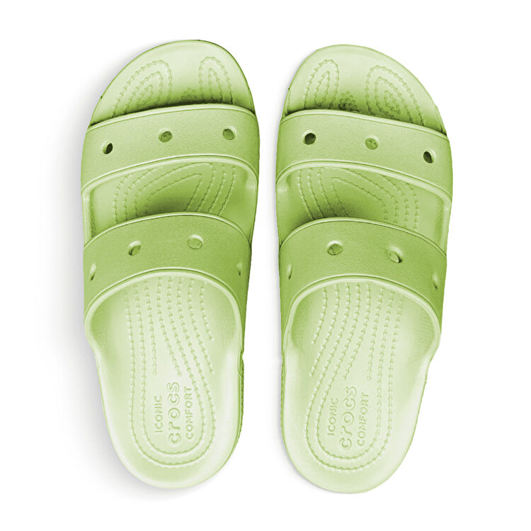 Crocs Classic Sandal Kadın Yeşil Terlik - Görsel 4