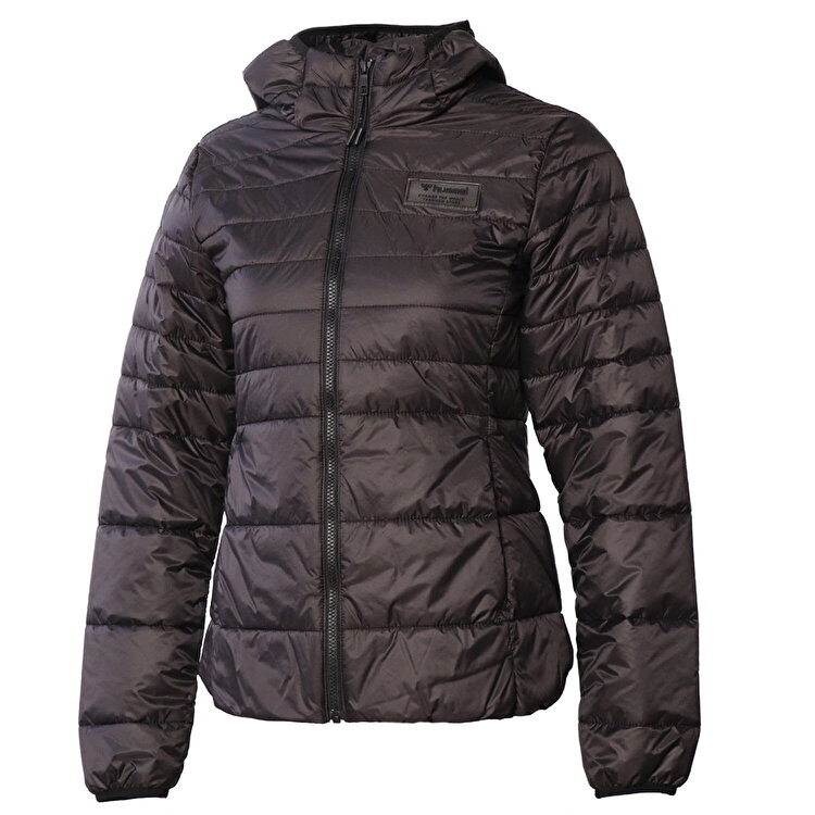 Hummel Shyvana Kadın Siyah Kapüşonlu Şişme Mont