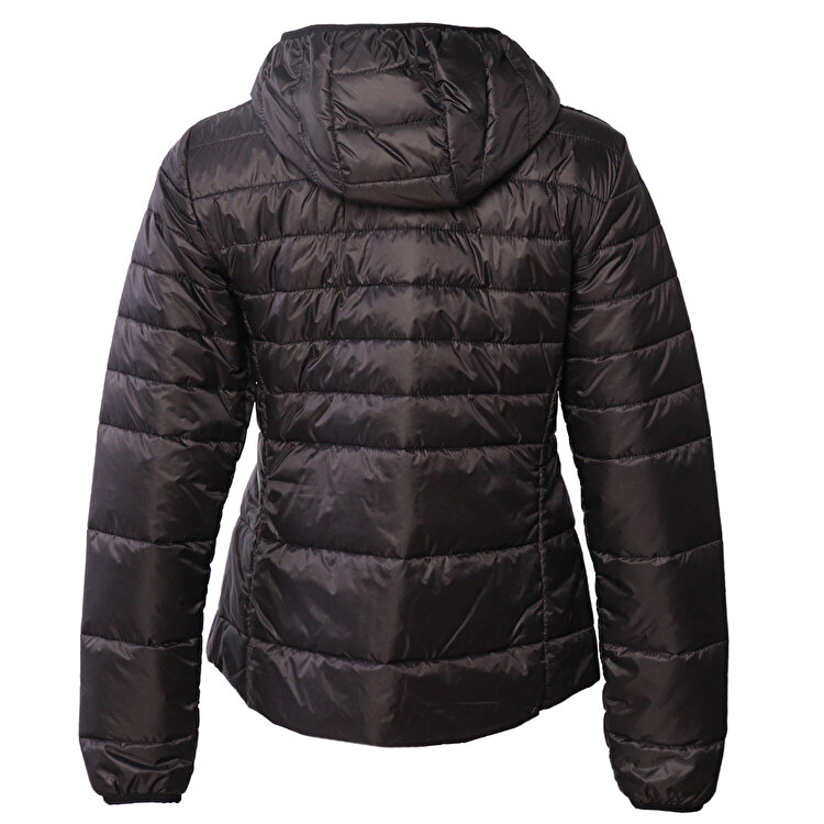 Hummel Shyvana Kadın Siyah Kapüşonlu Şişme Mont