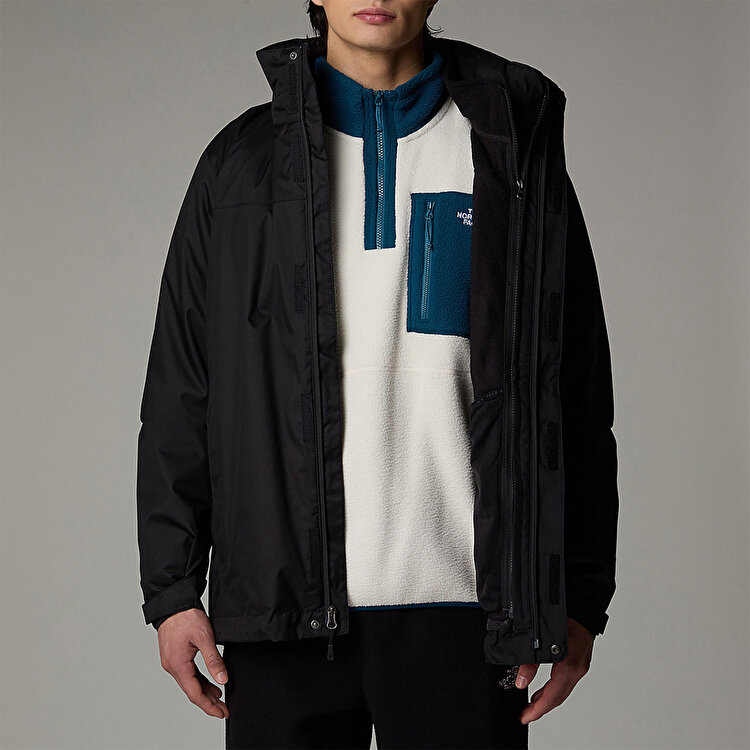 The North Face Evolve II Triclimate Erkek Siyah Kapüşonlu Mont