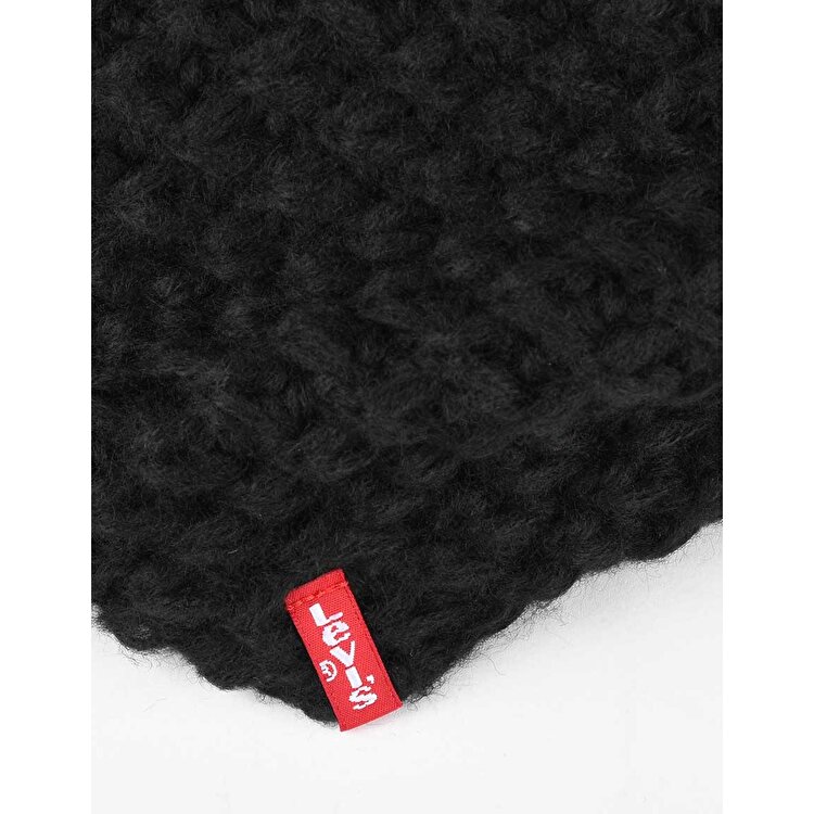 Levi's Classic Knit Infinity Kadın Siyah Atkı