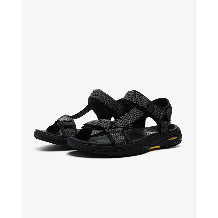 Skechers Lomell Erkek Siyah Sandalet - Görsel 4