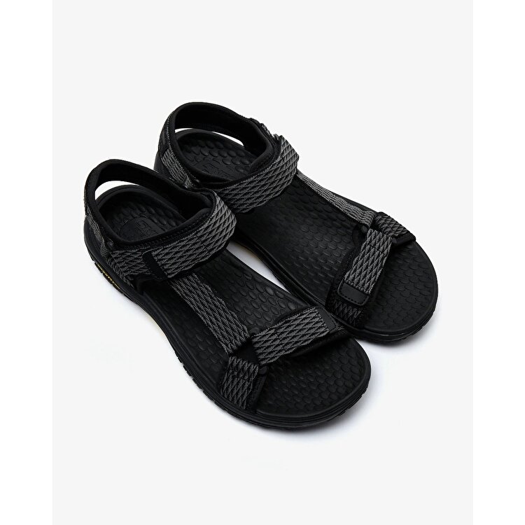 Skechers Lomell Erkek Siyah Sandalet - Görsel 5