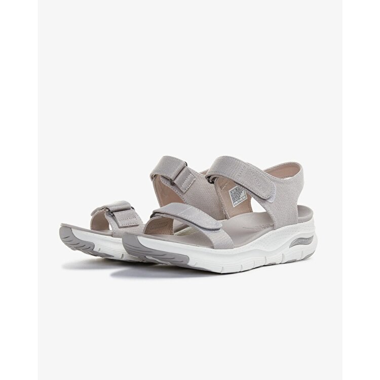 Skechers Arch Fit Kadın Gri Sandalet - Görsel 4
