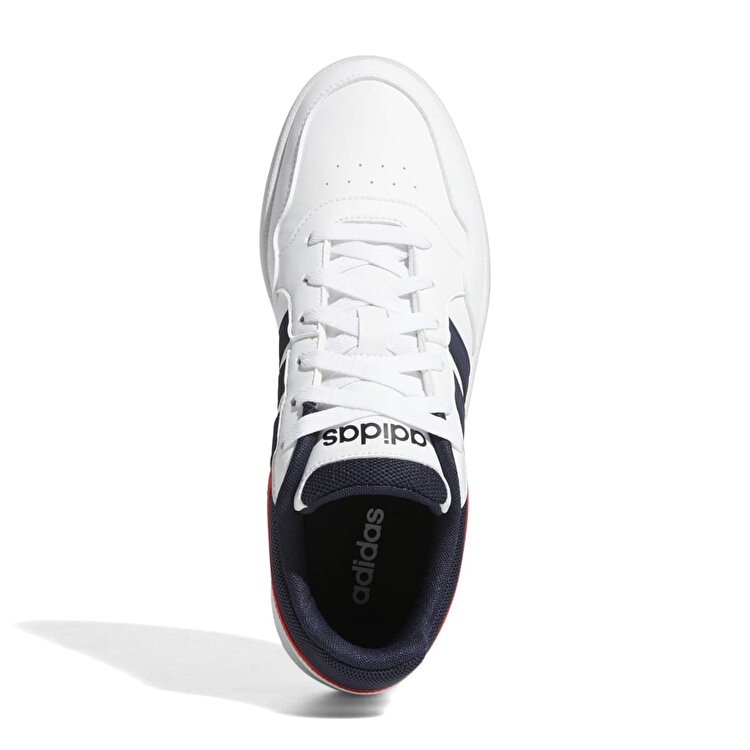 adidas Hoops 3.0 Erkek Beyaz Sneaker - Görsel 4