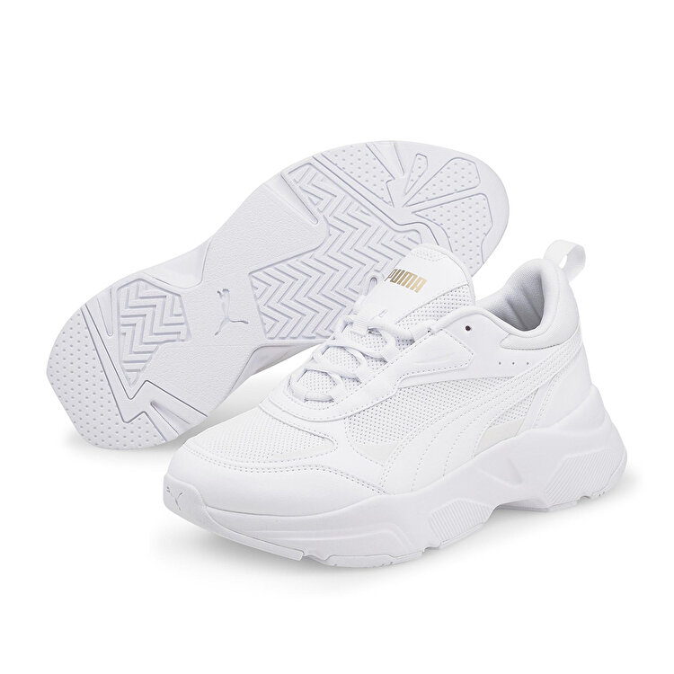 Puma Cassia Kadın Beyaz Spor Ayakkabı - Görsel 4