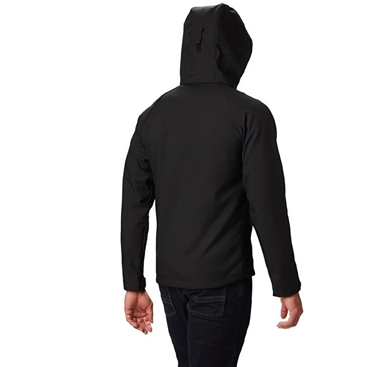 Columbia Cascade Ridge II Softshell Erkek Siyah Kapüşonlu Ceket