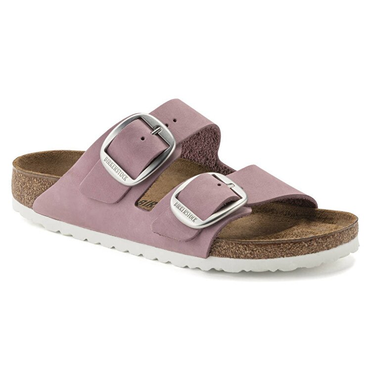 Birkenstock Arizona Big Buckle Nubuck Kadın Mor Terlik - Görsel 3