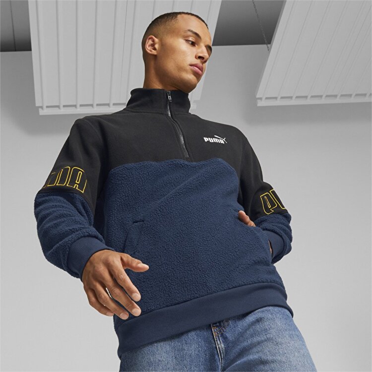 なみ Puma Graphics Pizza Erkek Siyah T-Shirt