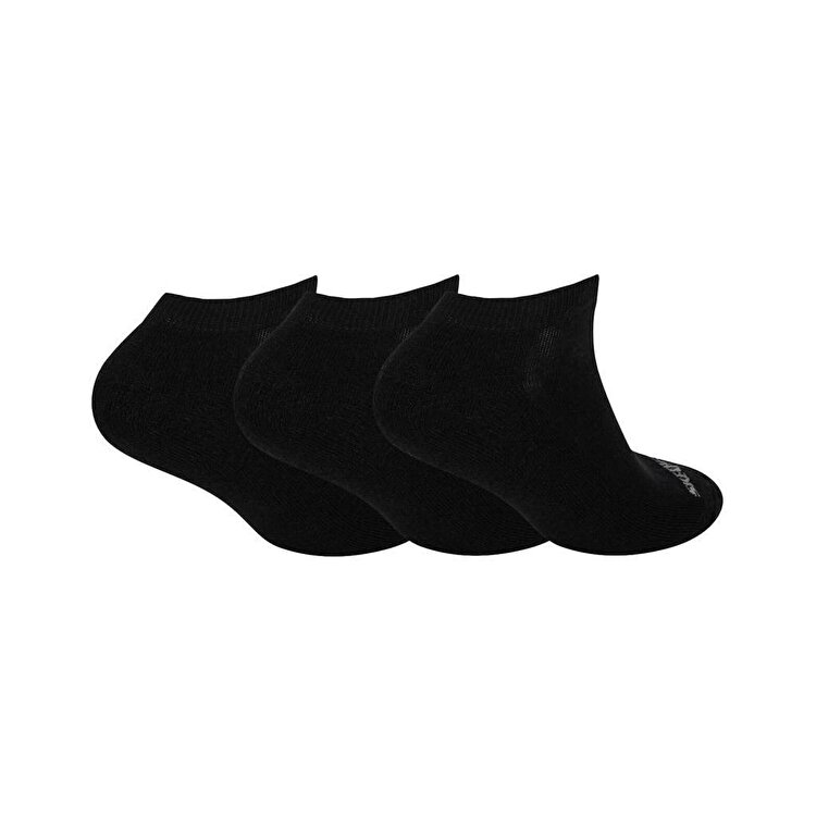 Skechers Padded Low Cut 3 Pack Siyah Spor Çorap
