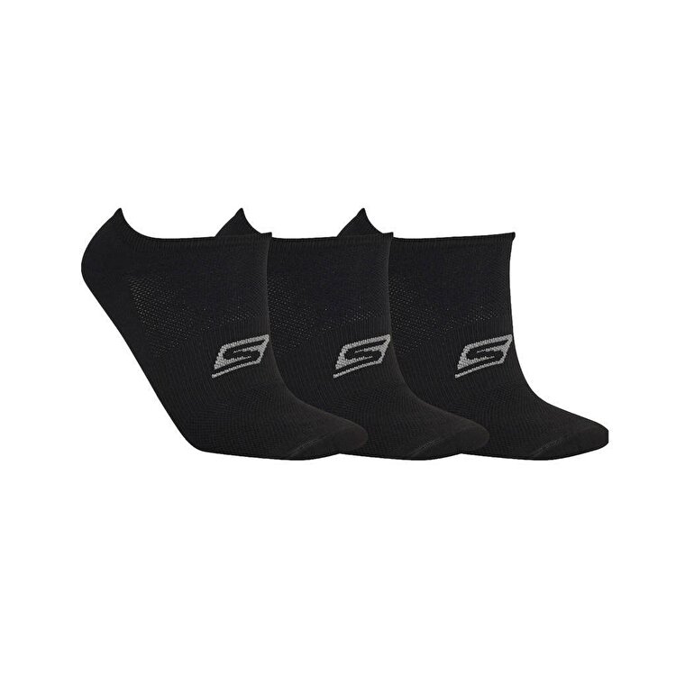 Skechers Sneaker Cut 3 Pack Siyah Çorap