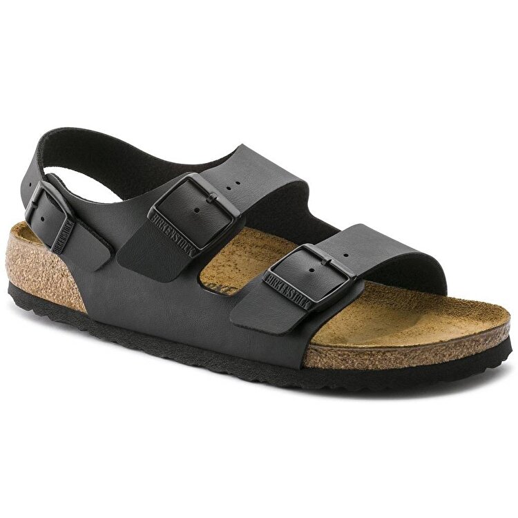 靴 Dior BIRKENSTOCK Milano Black Dior x Birkenstock Men's Milano Black Nubuck Calfskin Sandals