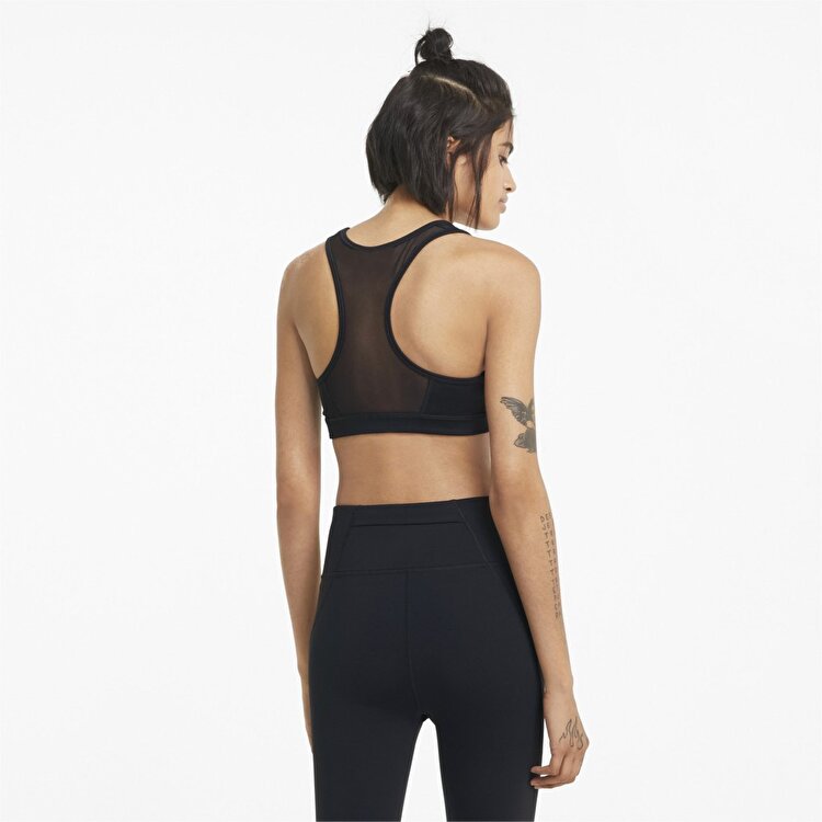 Puma Mid Impact 4Keeps Bra Kadın Siyah Sporcu Sütyeni