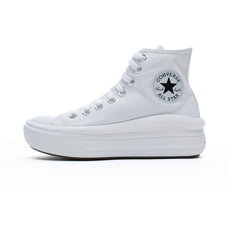 Converse Chuck Taylor All Star Move Platform Kadın Beyaz Bilekli Sneaker - Görsel 3