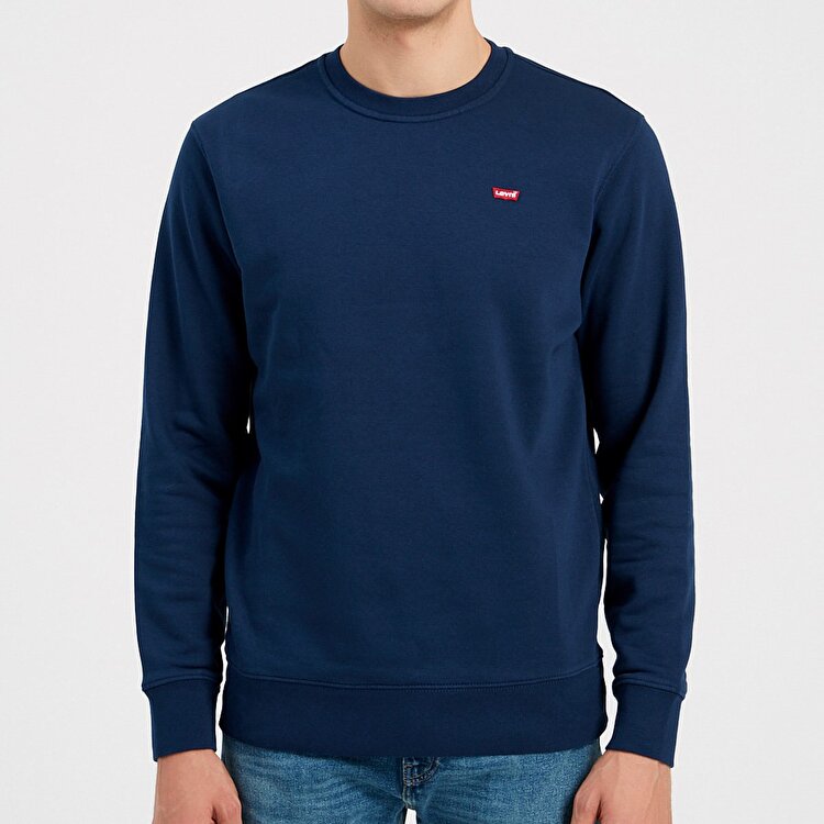 Levi's Core Ng Crew Erkek Lacivert Sweatshirt