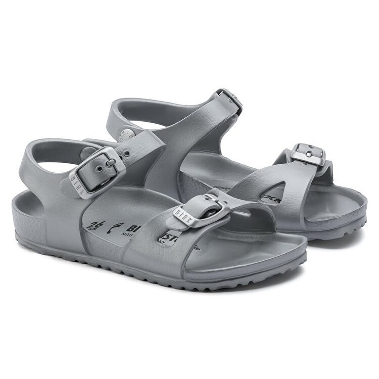 Birkenstock Rio Eva Çocuk Gri Sandalet - Görsel 5