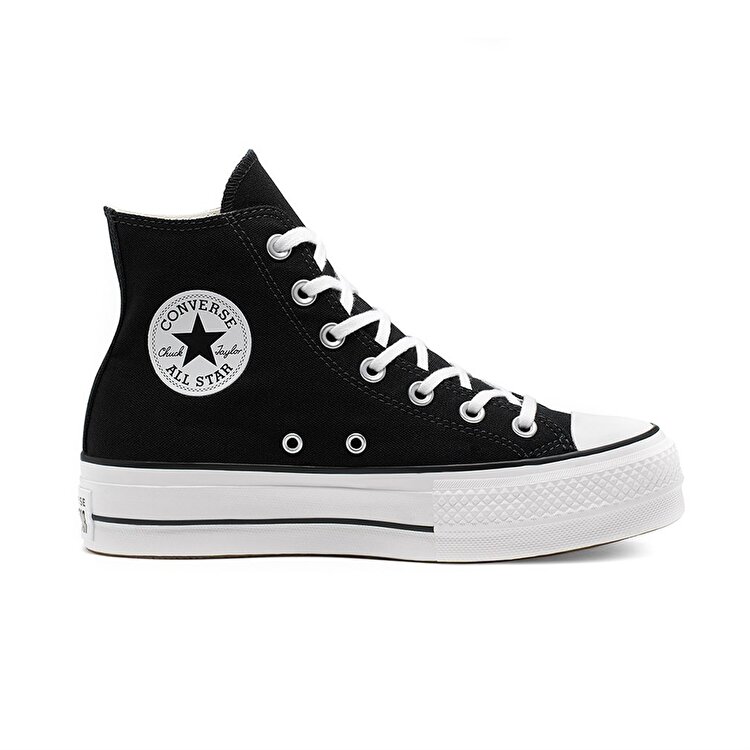 Converse Chuck Taylor All Star Platform Kadın Siyah Bilekli Sneaker - Görsel 2