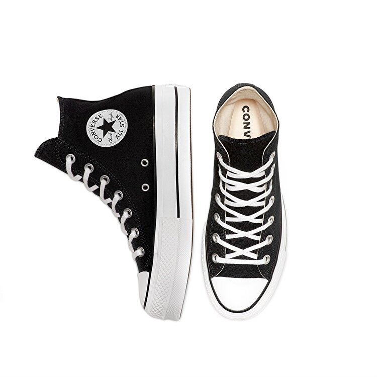 Converse Chuck Taylor All Star Platform Kadın Siyah Bilekli Sneaker - Görsel 4