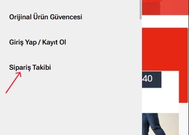 Sipariş Takibi Alanı