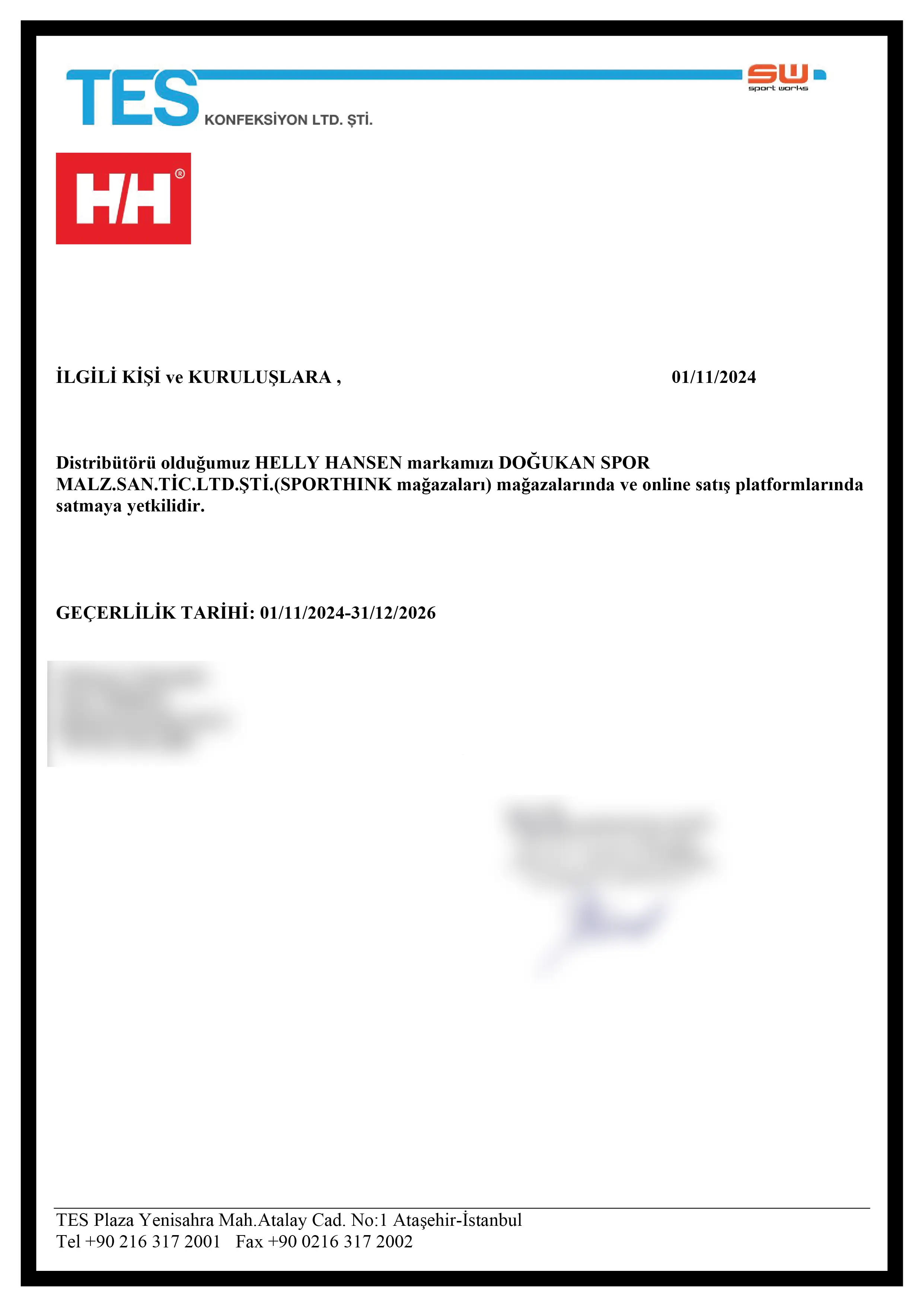 Orjinallik Sertifikası