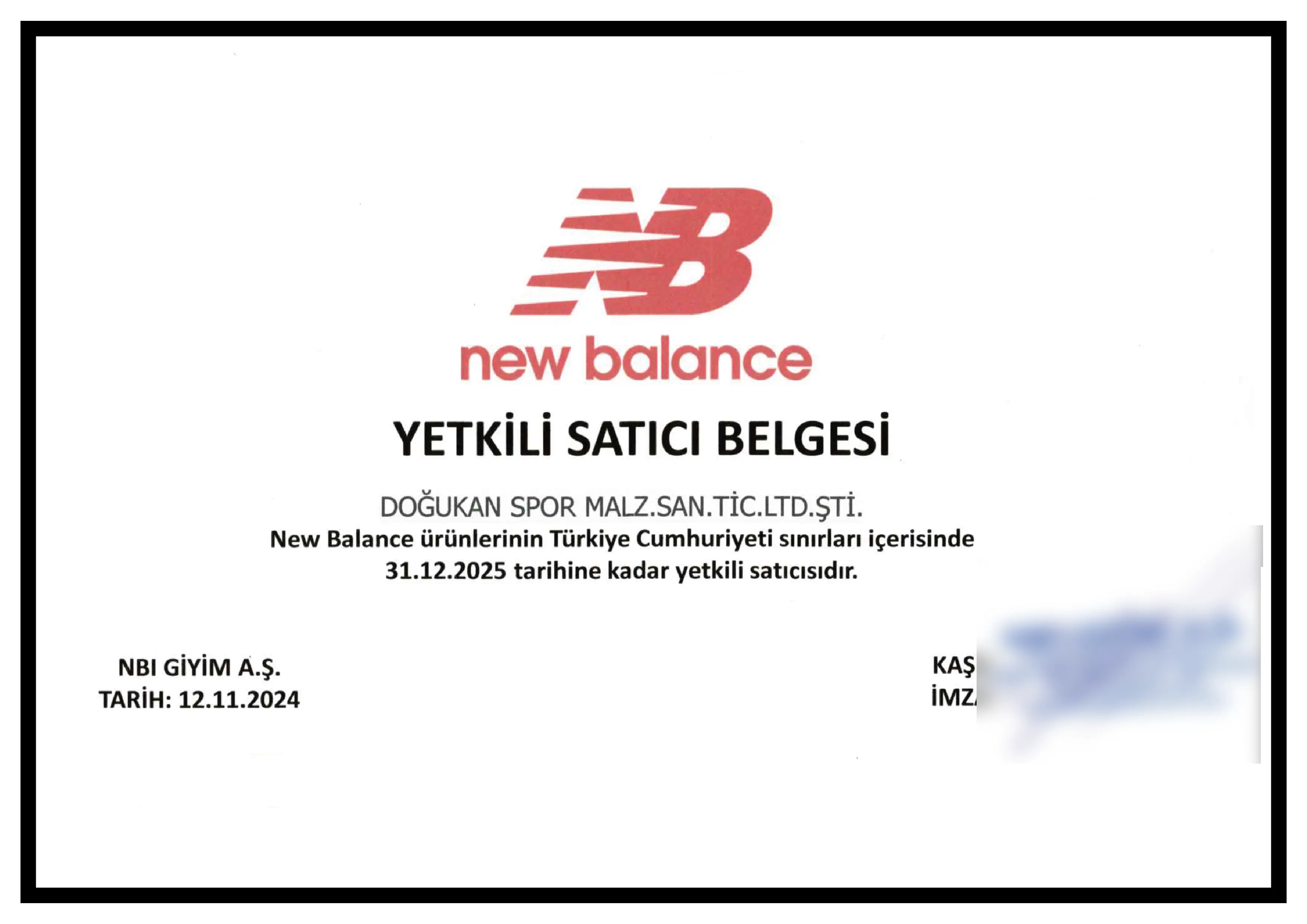 Orjinallik Sertifikası