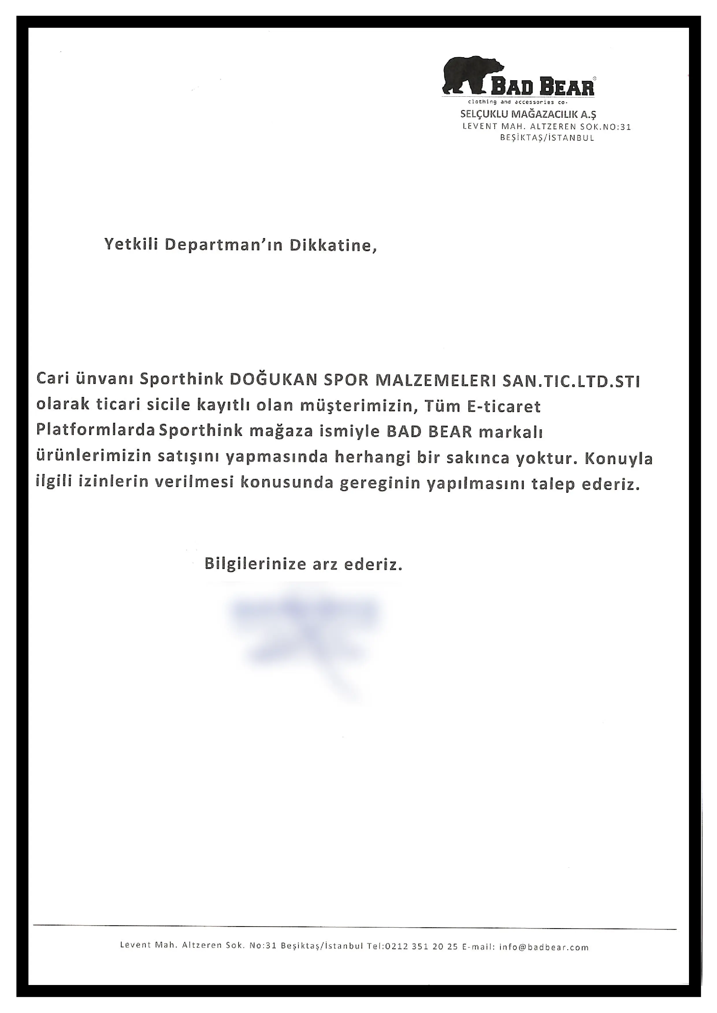 Orjinallik Sertifikası
