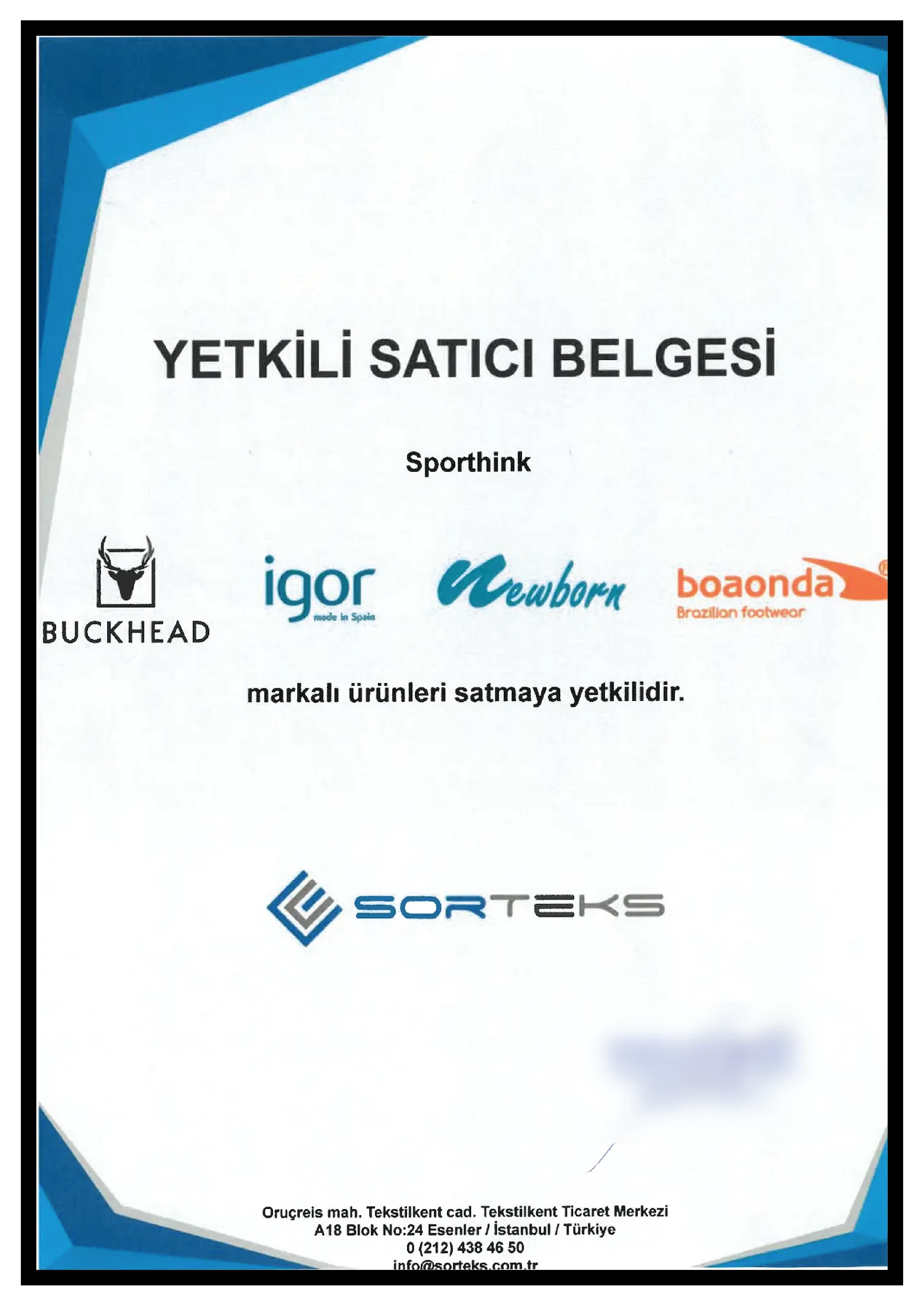Orjinallik Sertifikası