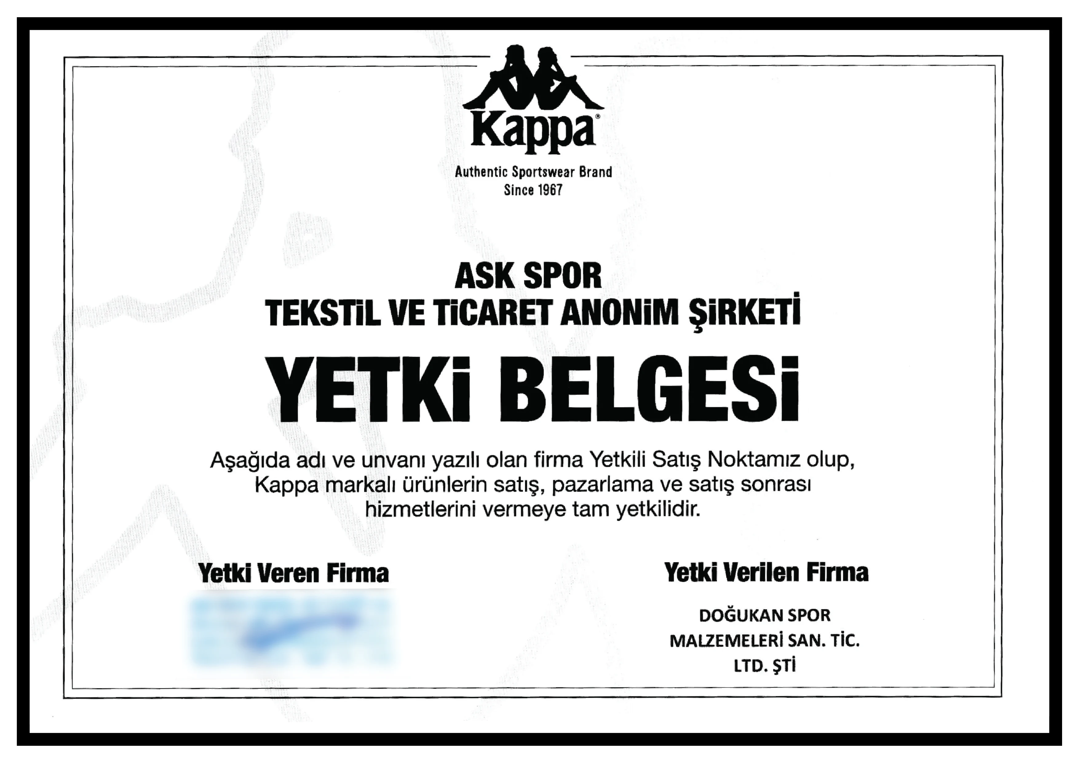 Orjinallik Sertifikası