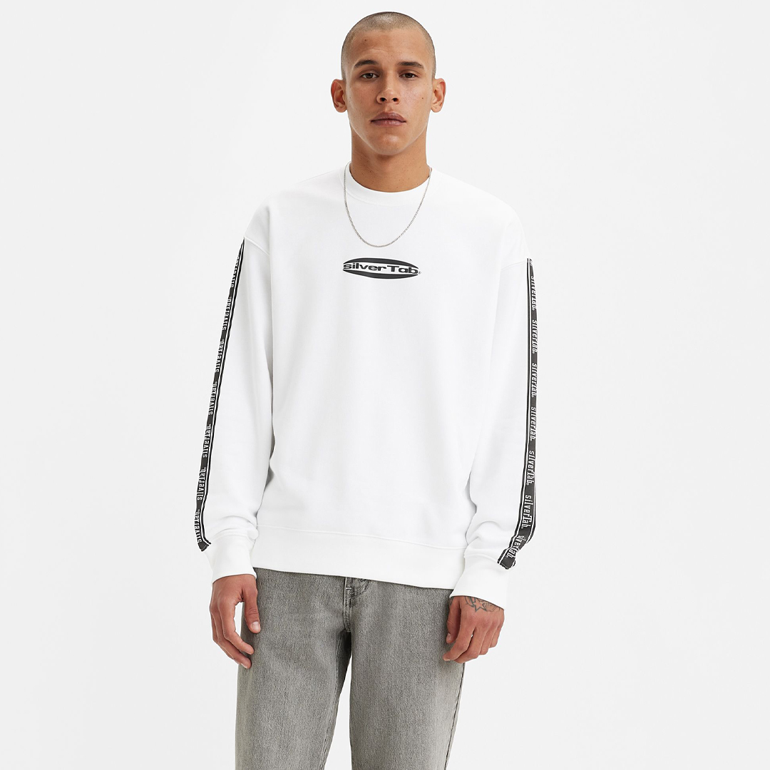 Levi's Relaxed Graphic Erkek Siyah Yuvarlak Yaka Sweatshirt A2826