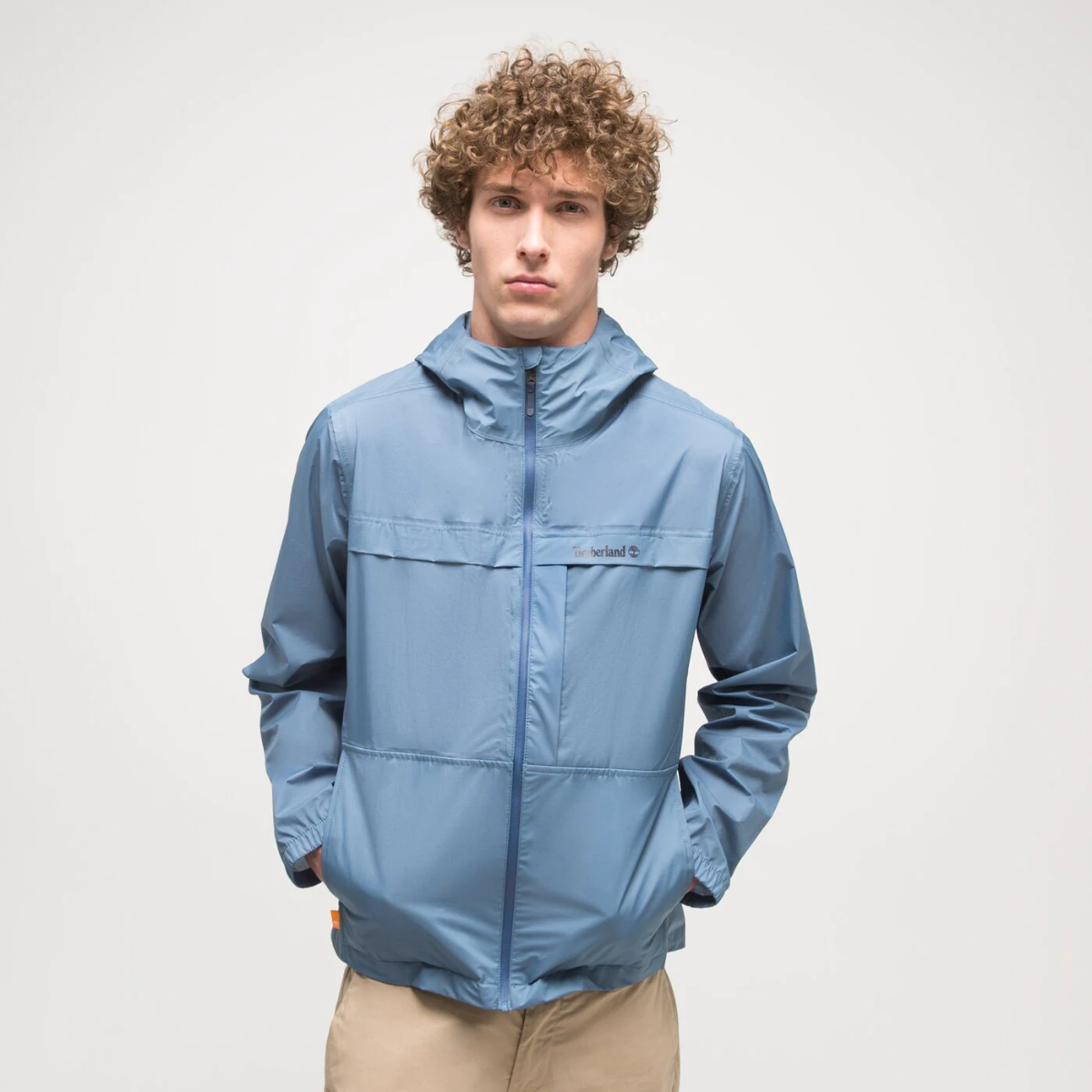 Timberland Waterproof Packable Summer Benton Erkek Mavi Kapüşonlu