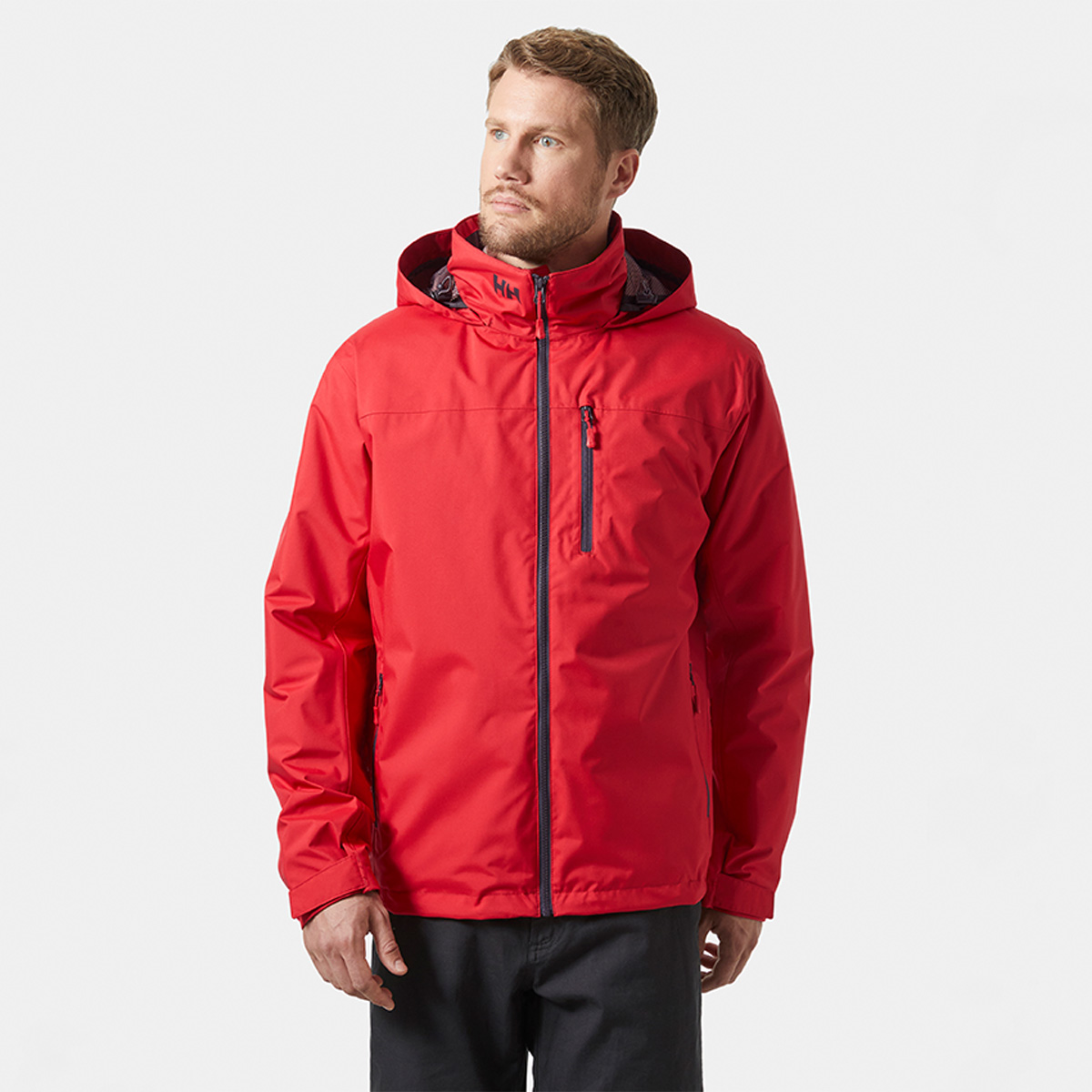 Helly Hansen Crew Hooded Midlayer 2 Erkek Lacivert Kapüşonlu Mont