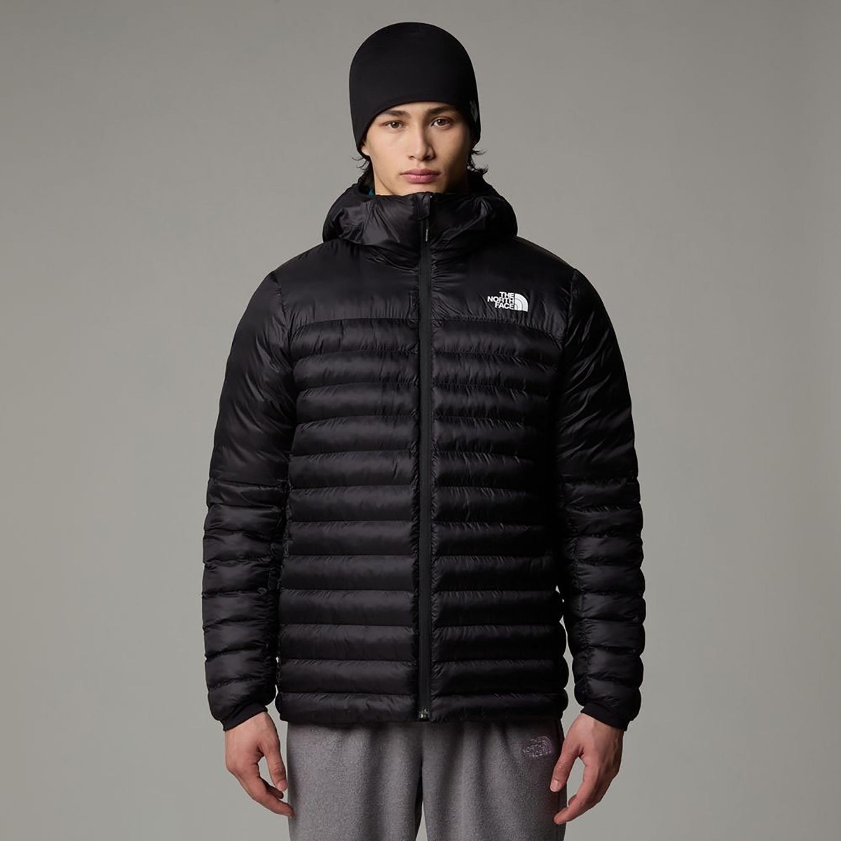The North Face Terra Peak Hoodie Erkek Siyah Kapüşonlu Mont