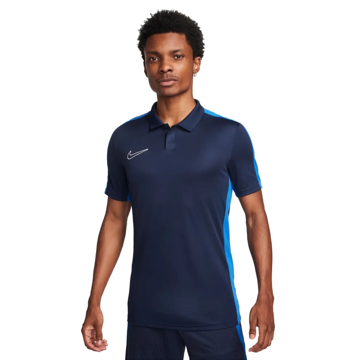 Nike Academy Dri Fit Erkek Lacivert Klasik Yaka Polo Tişört DR1346
