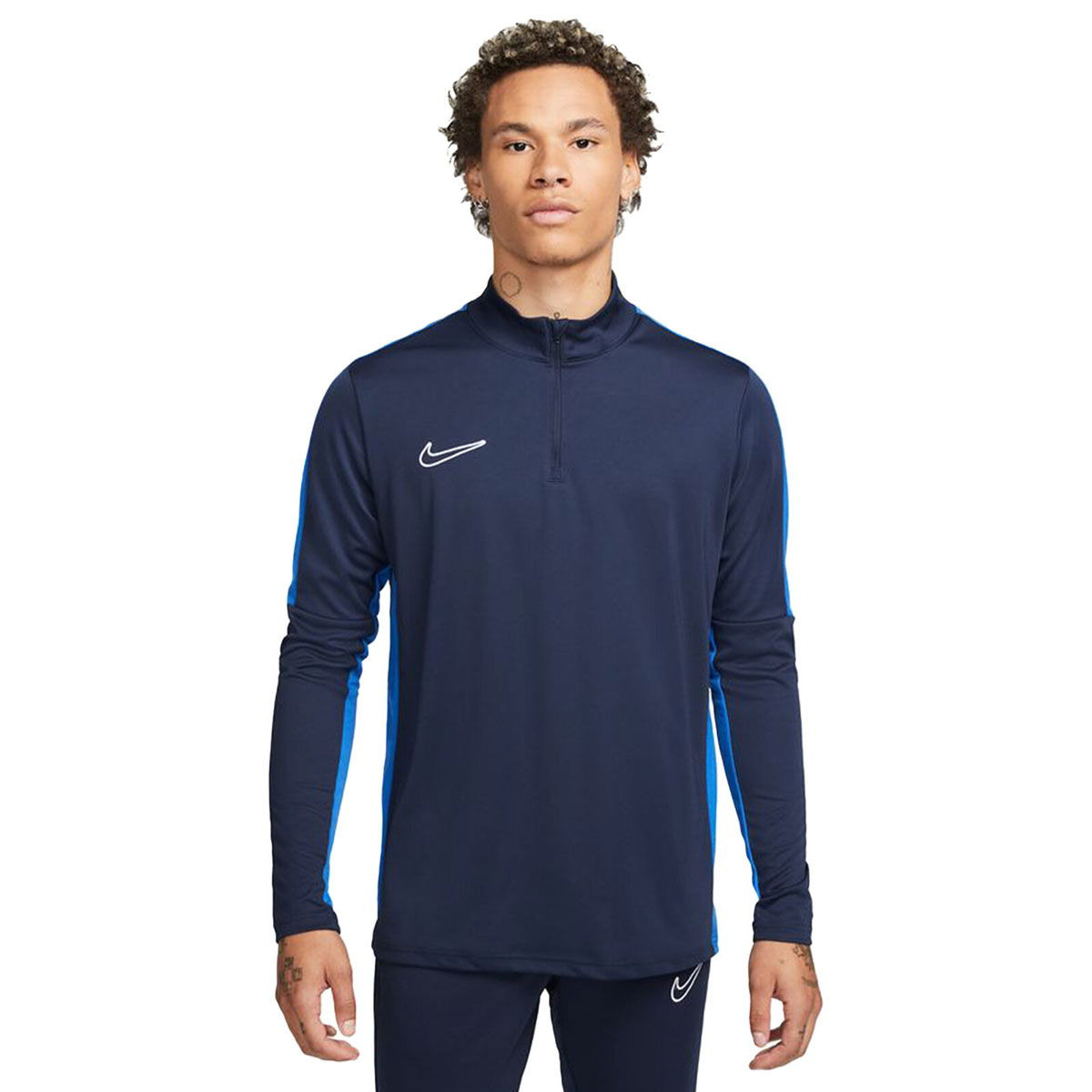 Nike Dri Fit Academy Erkek Bordo Dik Yaka Uzun Kol Tişört DR1352