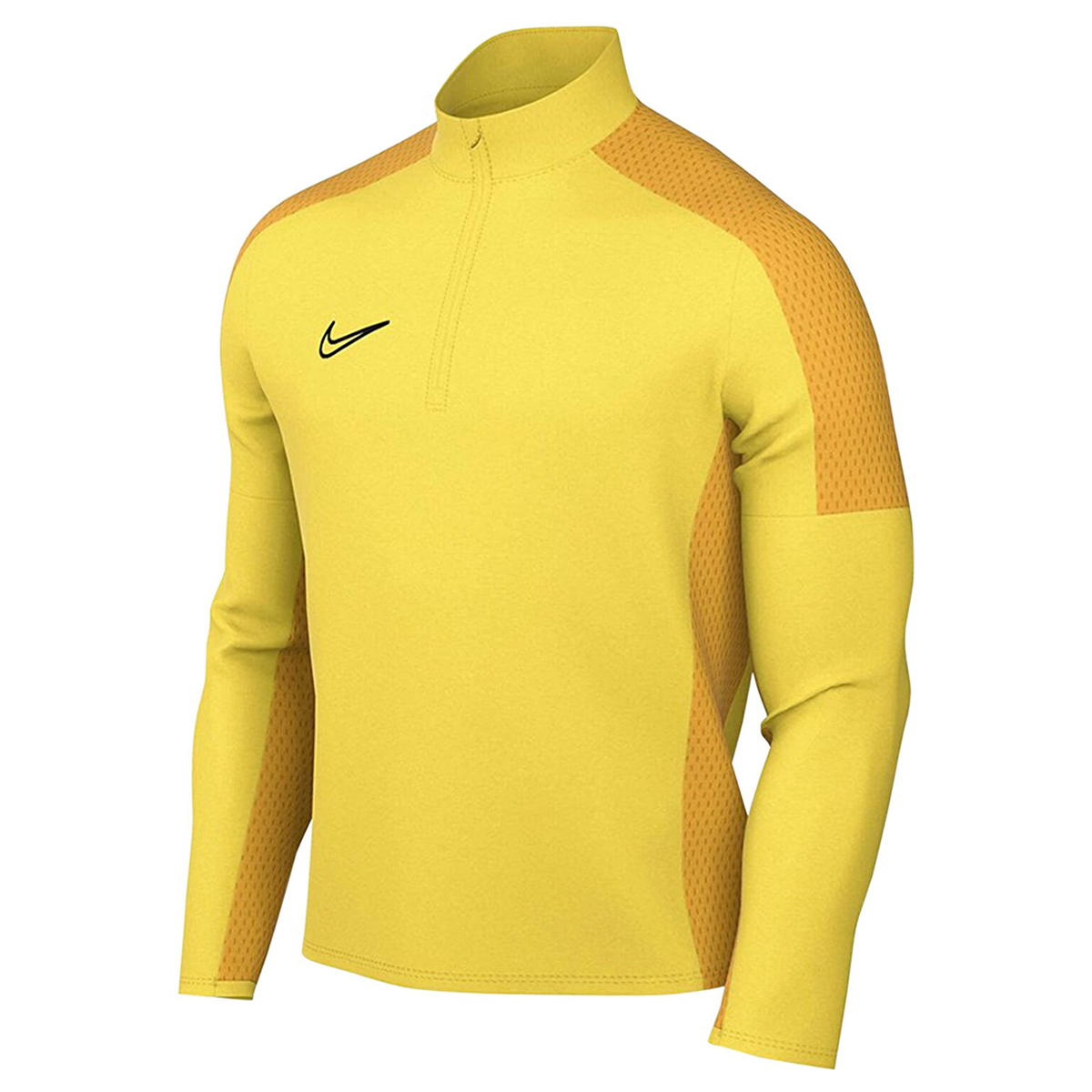Nike Dri Fit Academy Erkek Sarı Dik Yaka Uzun Kol Tişört DR1352