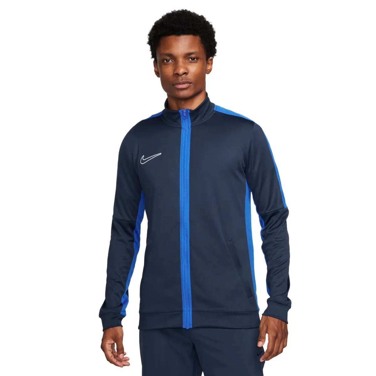 Nike Dri Fit Academy Erkek Lacivert Dik Yaka Ceket DR1681-451