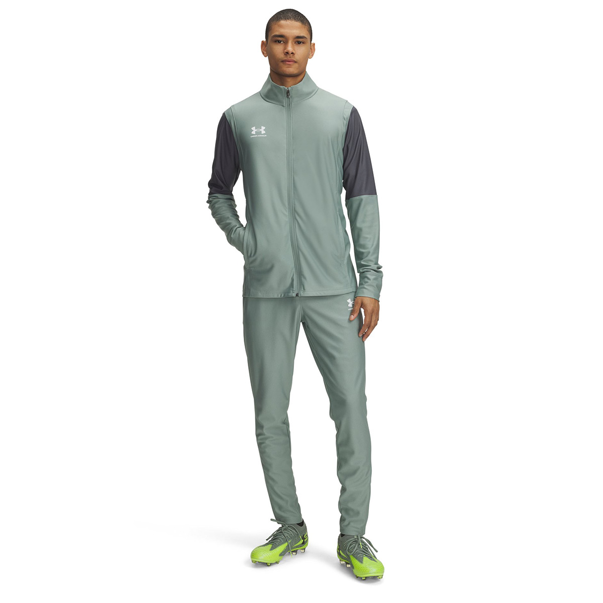 Under Armour Challenger Track Erkek Yeşil Eşofman Takımı 1379592
