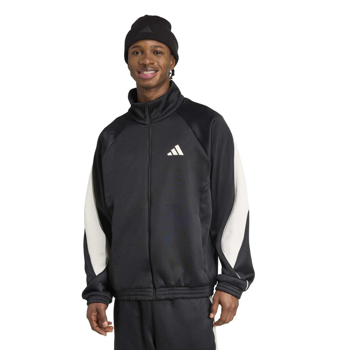 adidas Stadium Erkek Siyah Dik Yaka Ceket JN1821 - Sporthink