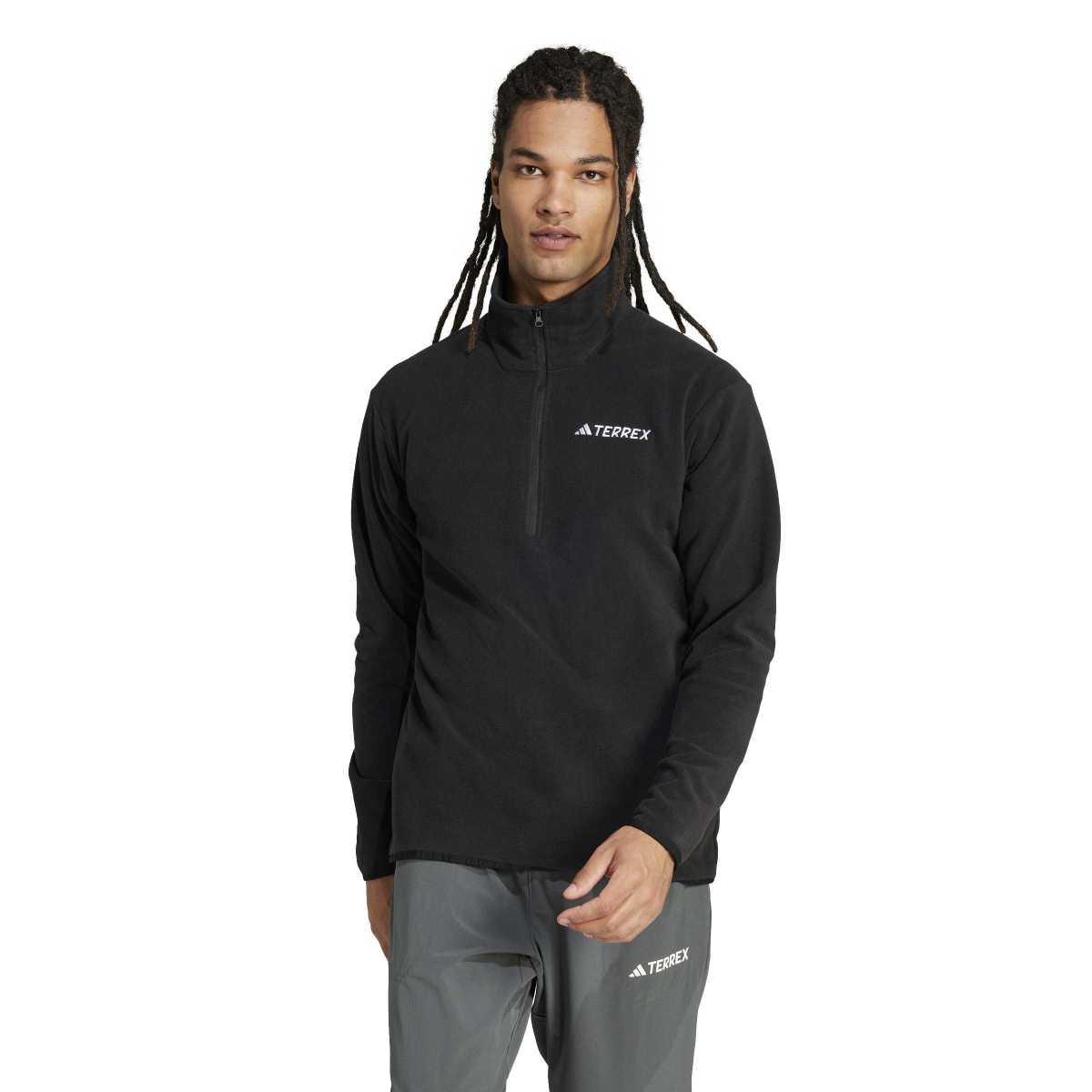 adidas Multi Essentials Erkek Siyah Dik Yaka Sweatshirt JP0783