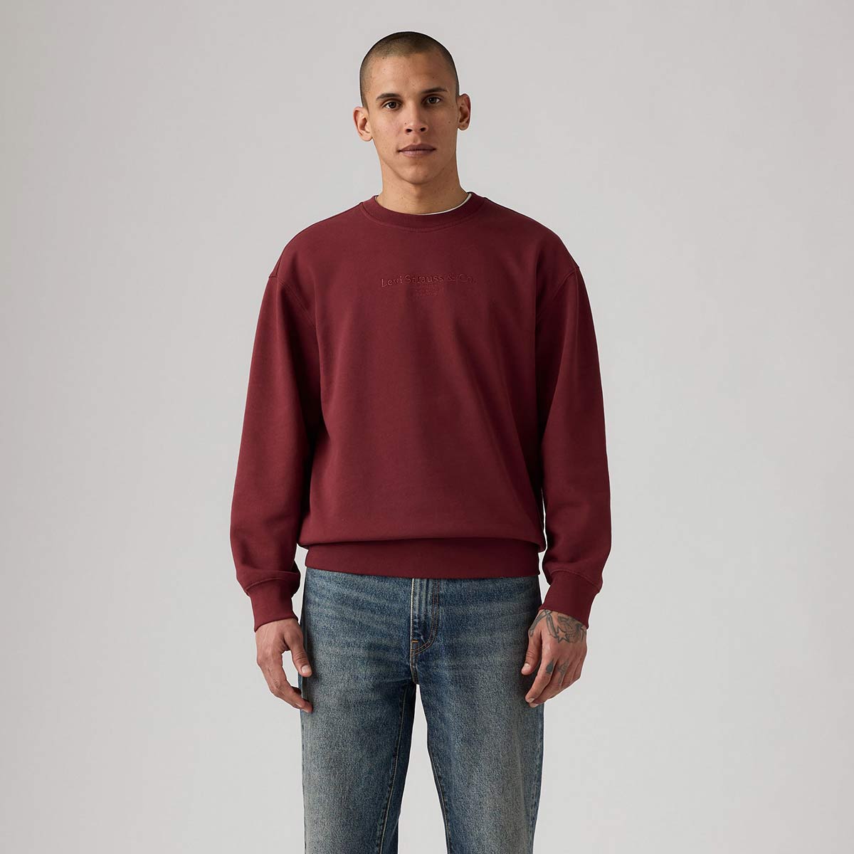 Levi's Relaxed Graphic Erkek Kırmızı Sweatshirt 38712-0385 - Sporthink