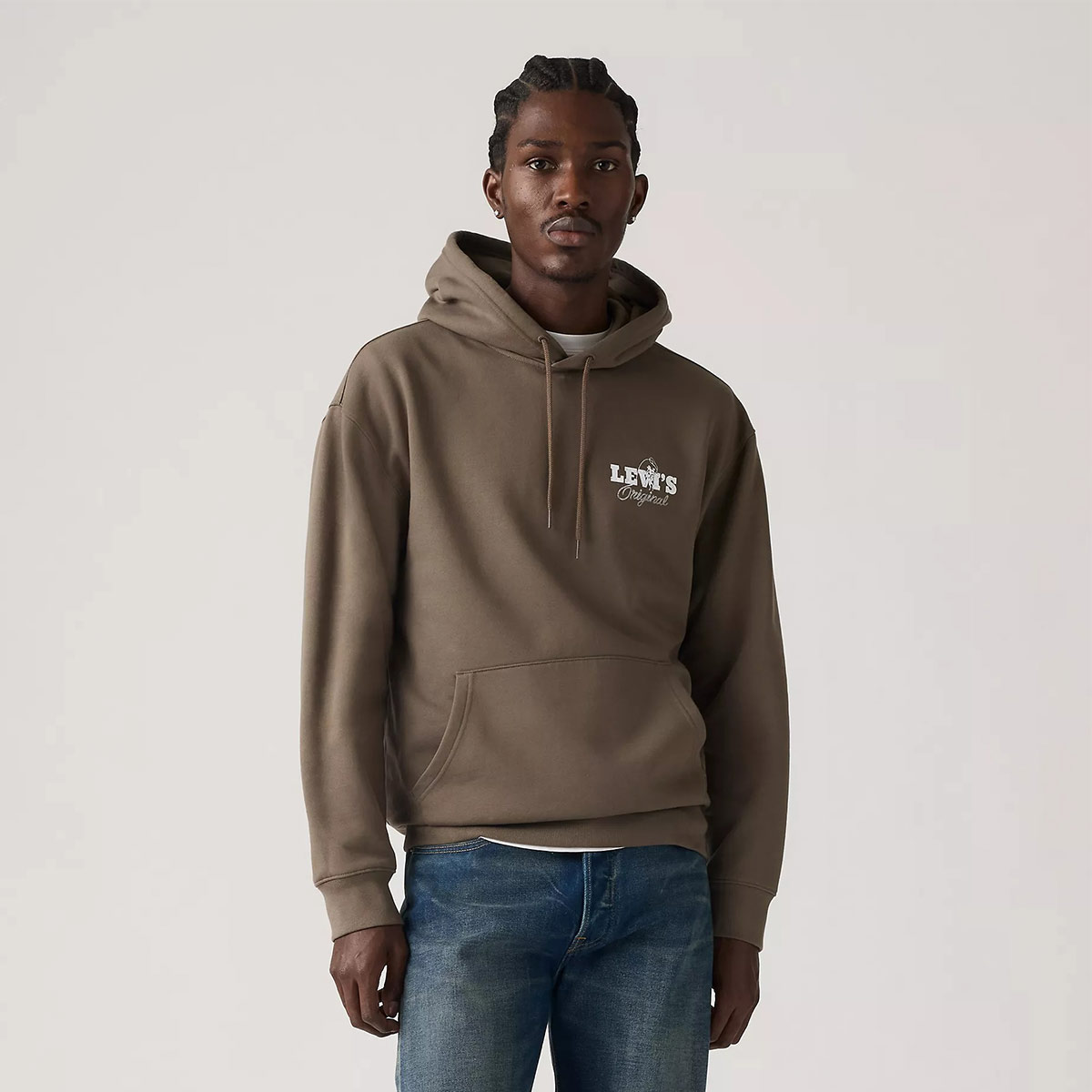 Levi's Relaxed Graphic Erkek Kahverengi Sweatshirt 38479-0432